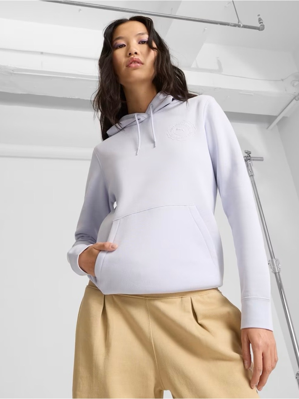 PUMA House of Graphics Women’s Hoodie Cool Weather Size Large